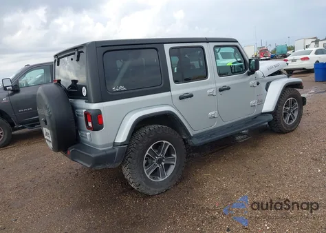 2023 Jeep Wrangler Sahara z USA, uszkodzony, nr VIN 1C4HJXEG0PW596362